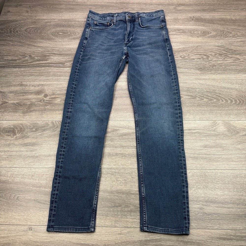 Rag & Bone Fit 2 Slim Jeans Mens 29x32 Blue Medium Wash Stretch 5 Pocket Tapered